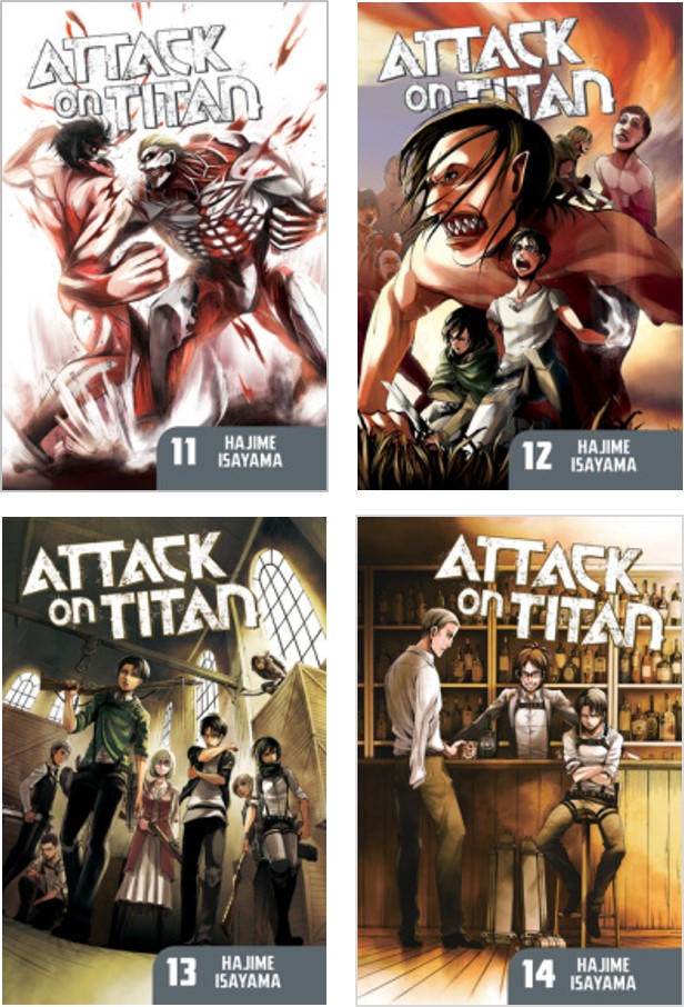 Attack on Titan (vols. 11-14) by Hajime Isayama, translated by Ko Ransom -  BookDragon