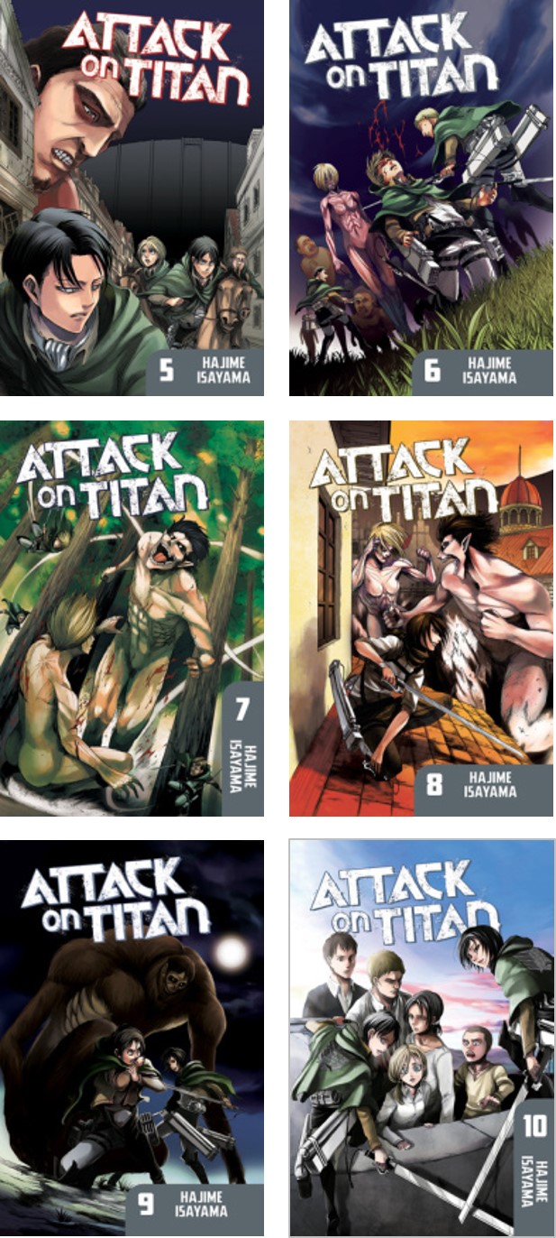 Attack on Titan (vols. 1-4) by Hajime Isayama, translated by Sheldon Drzka  - BookDragon