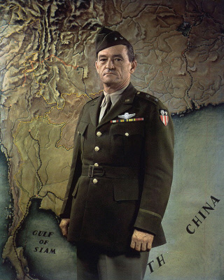 Portrait of General Claire Lee Chennault, 1943. Artists: Harry Warnecke & Robert F. Cranston. Collection of the National Portrait Gallery, Smithsonian Institution.