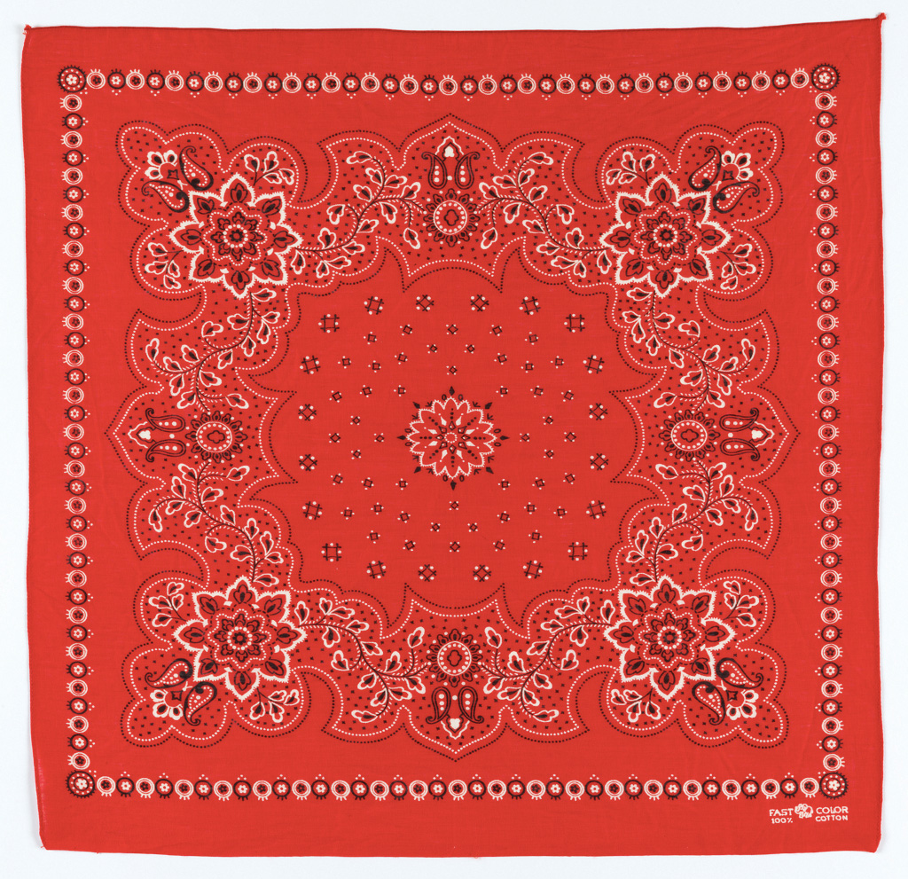 Bandanna (USA), early 20th Century. On display at Cooper Hewitt.
