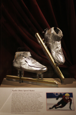 Apolo Ohno's skates