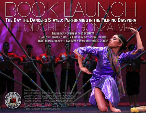 Book cover of 'The Day the Dancers Stayed: Performing in the Filipino Diaspora