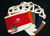 Census Tote Bags and Pens