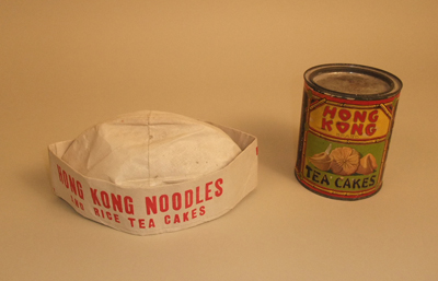 Hong Kong Noodles Baker's Hat and Tea Cakes Tin