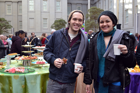 APA interns at the Smithsonian staff holiday party