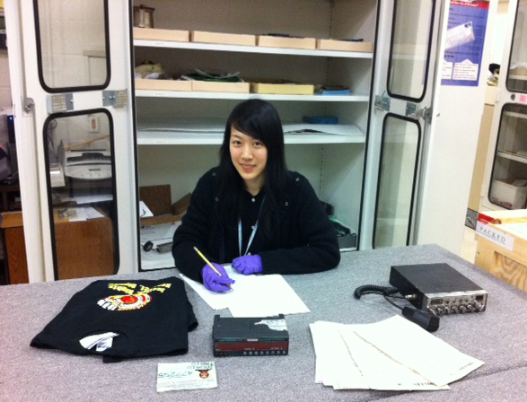 Christine Chou at the National Museum of American History Christine Chou at the National Museum of American History