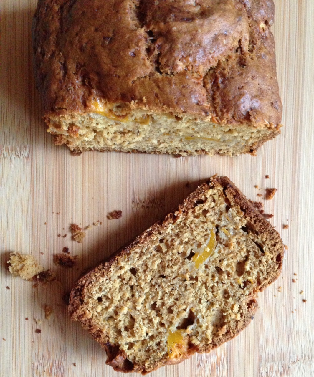 mango banana bread vertical