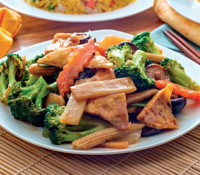 plate of different vegetables